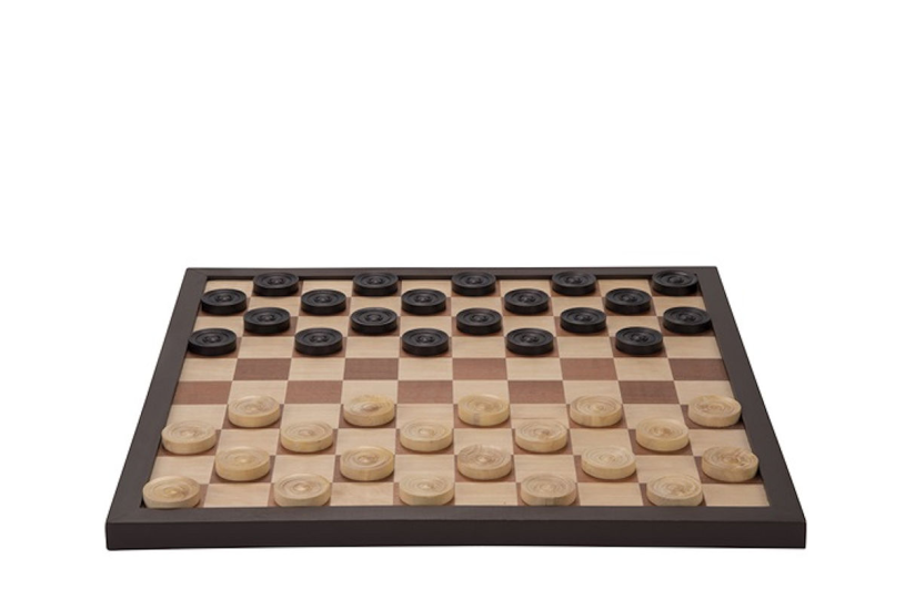 Schaak/dam bord 42cm in luxe doos