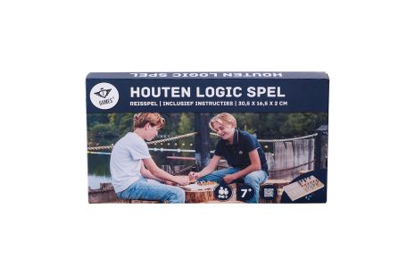 Houten logic spel