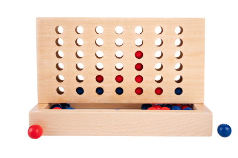 Houten spel 4 in lijn