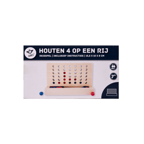 Houten spel 4 in lijn