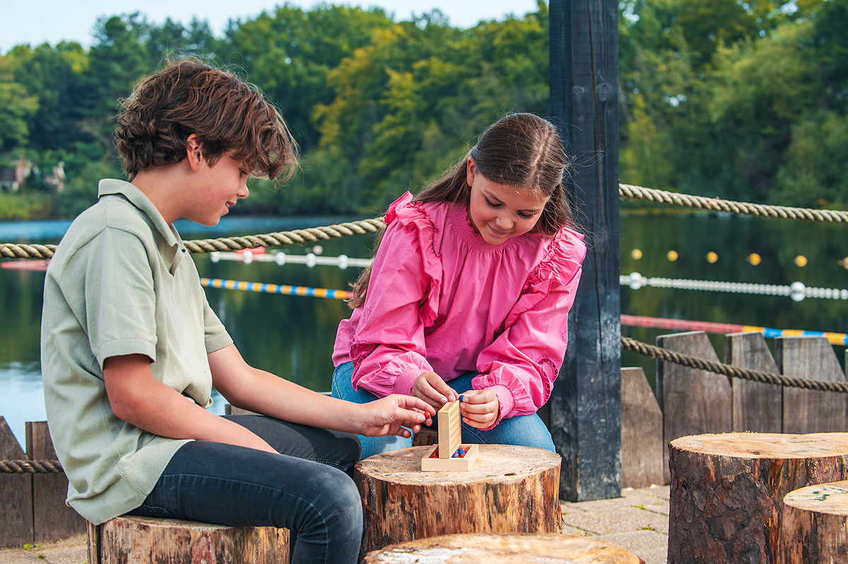 Houten spel 4 in lijn