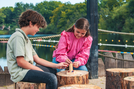 Houten spel 4 in lijn