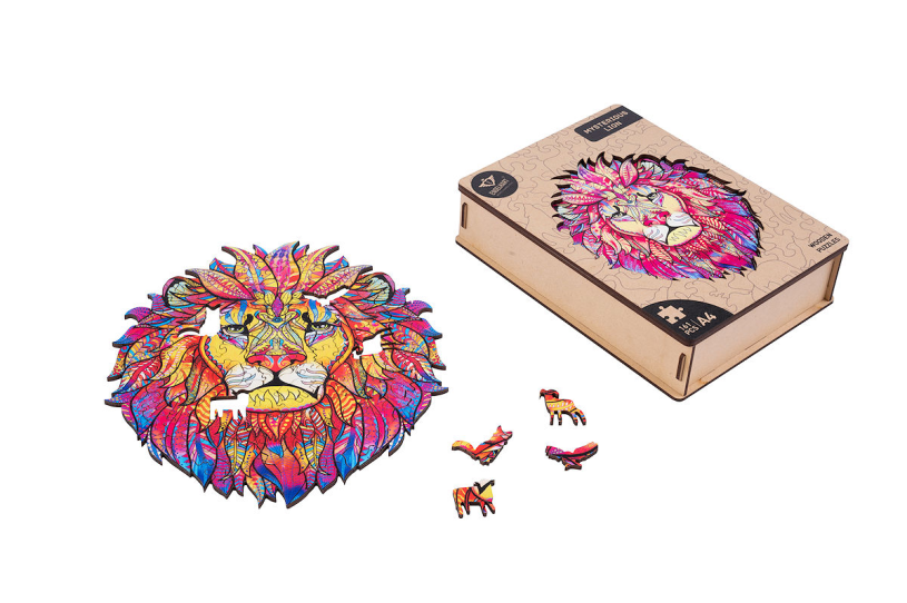 Houten Puzzel Mysterious A4 - Leeuw