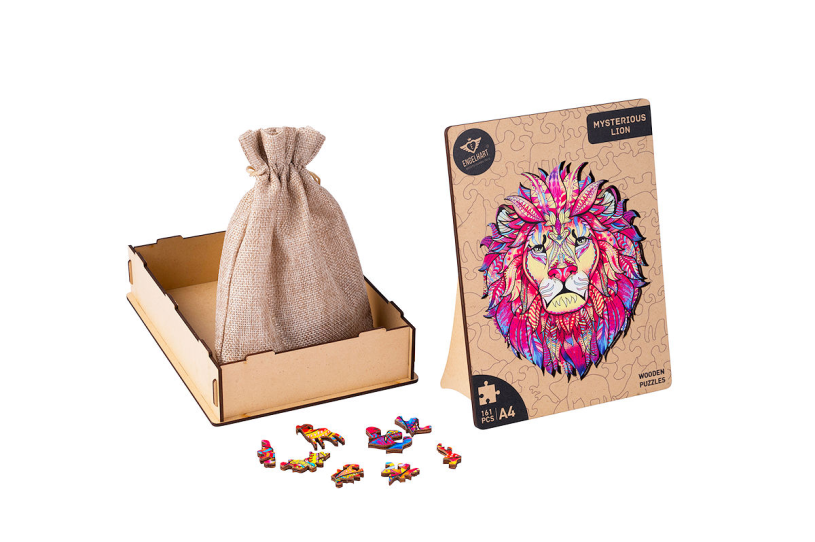 Houten Puzzel Mysterious A4 - Leeuw