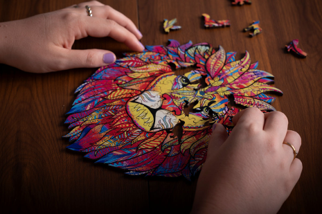 Houten Puzzel Mysterious A4 - Leeuw
