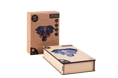 Houten Puzzel Mysterious A4 - Olifant
