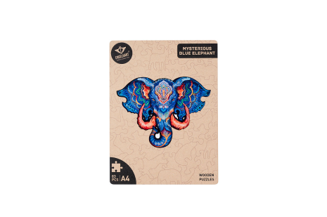 Houten Puzzel Mysterious A4 - Olifant