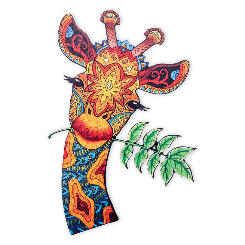 Houten Puzzel Mysterious A4 - Giraf