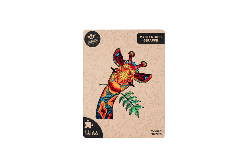 Houten Puzzel Mysterious A4 - Giraf