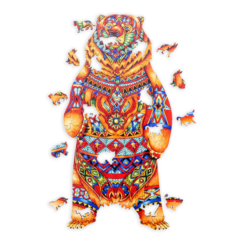 Houten Puzzel Mysterious A3 - Beer