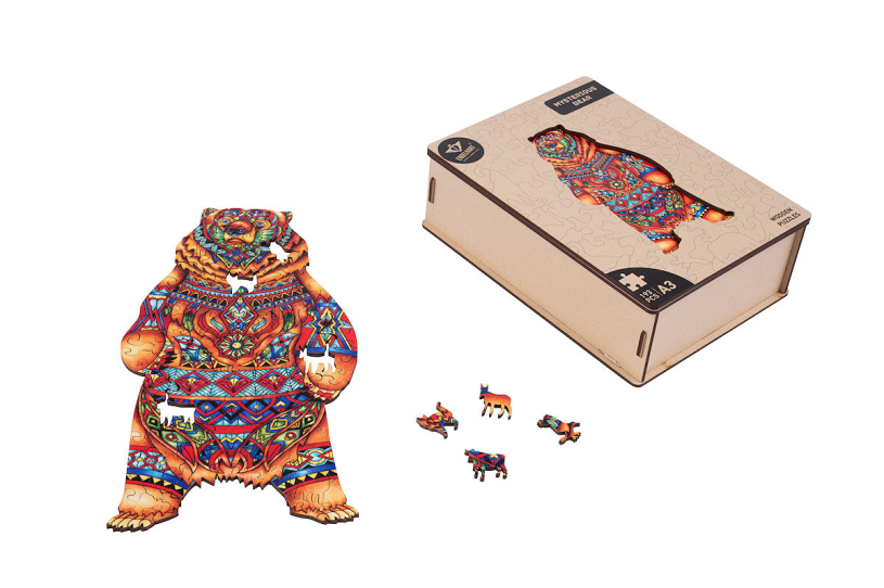 Houten Puzzel Mysterious A3 - Beer