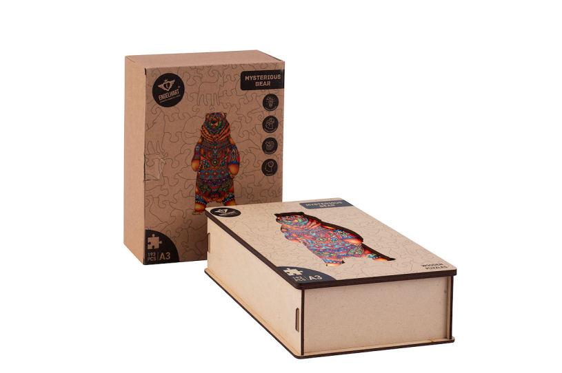 Houten Puzzel Mysterious A3 - Beer