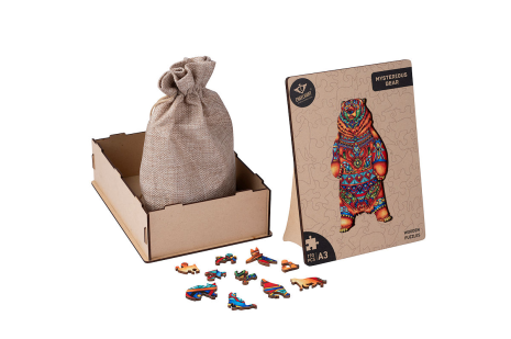 Houten Puzzel Mysterious A3 - Beer