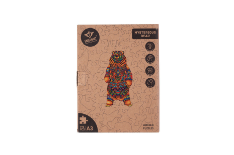 Houten Puzzel Mysterious A3 - Beer