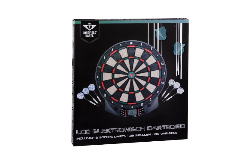 Longfield Elektronisch dartbord incl. 6 softtip pijlen