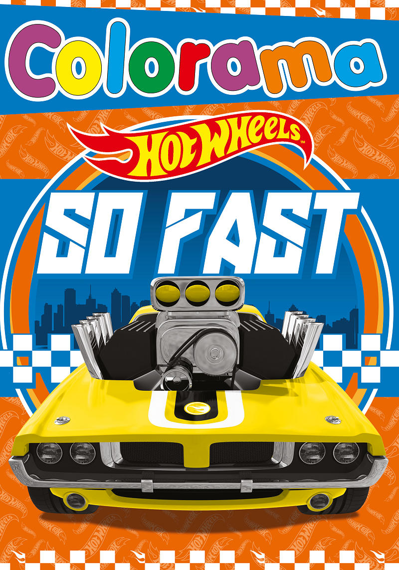 Kleurboek Hot Wheels Colorama - So fast