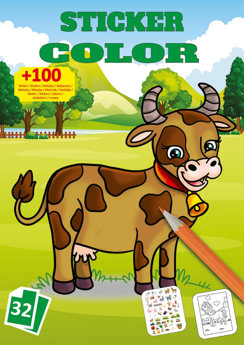 Sticker Color 4 assori