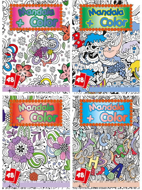 Kleurboek Mandala Color assortiment