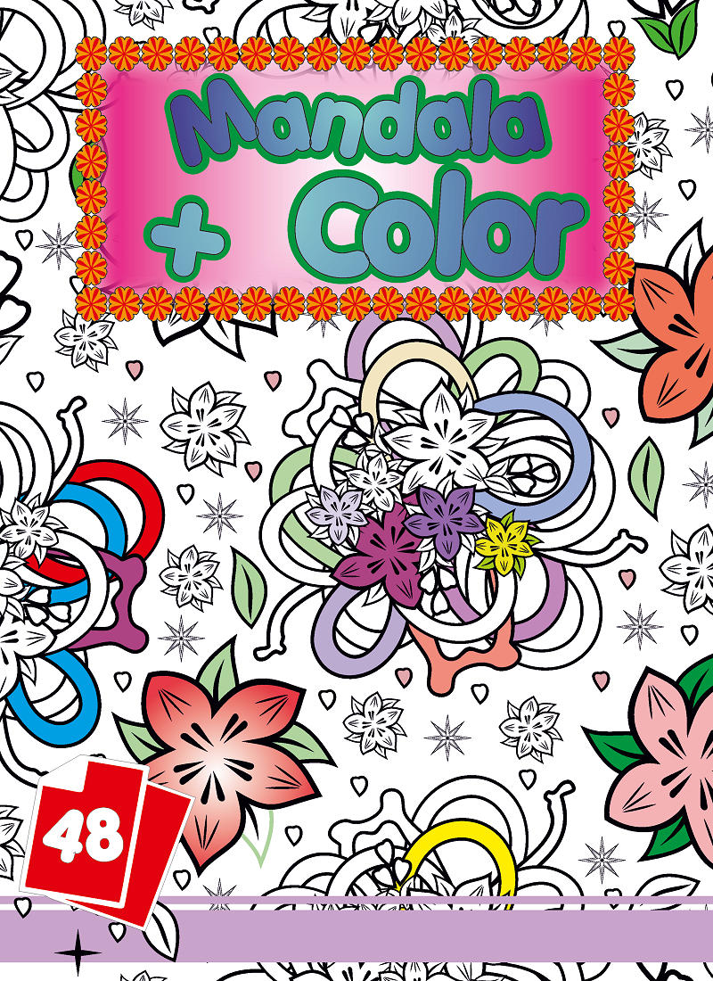 Kleurboek Mandala Color assortiment