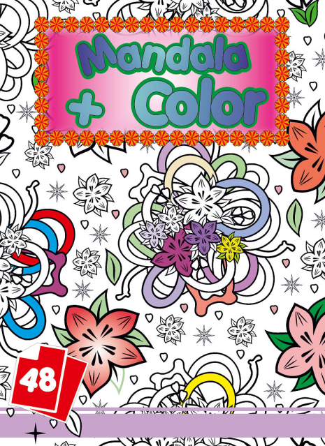 Kleurboek Mandala Color assortiment