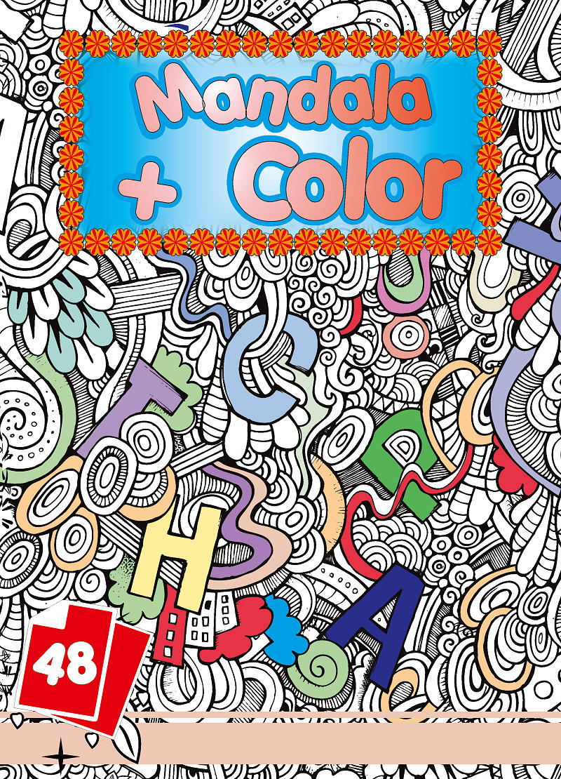 Kleurboek Mandala Color assortiment