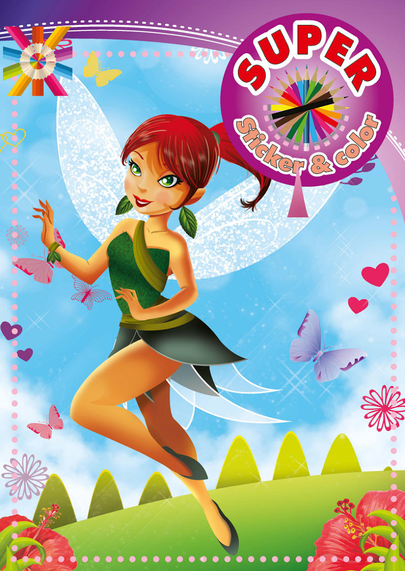 Super Sticker en Color Assorti