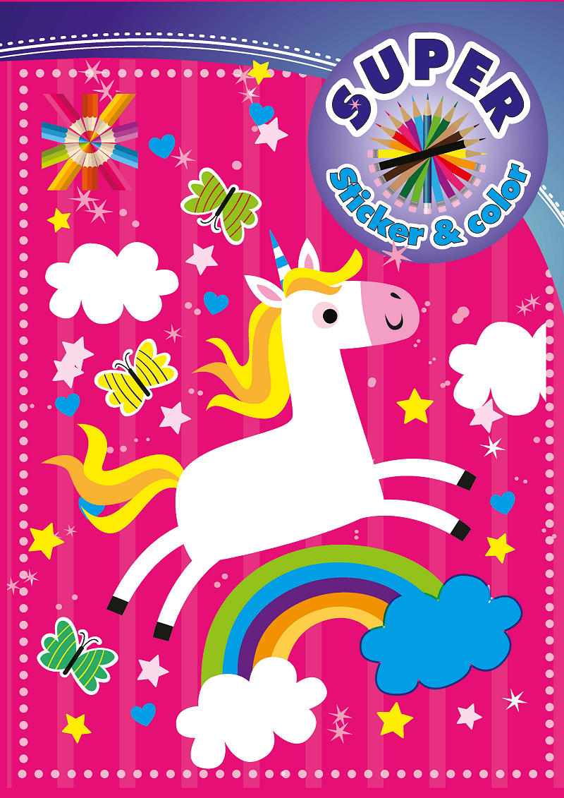 Super Sticker en Color Assorti