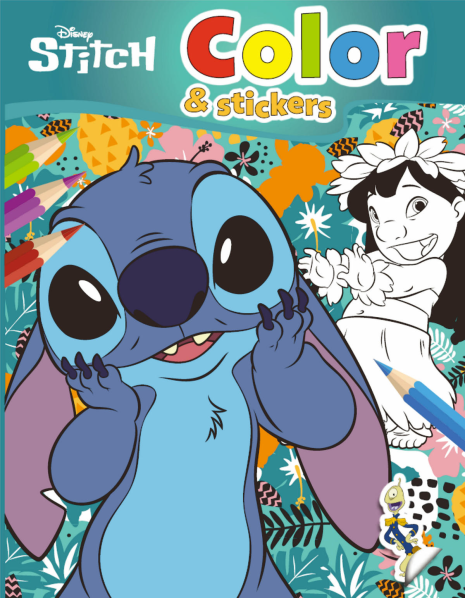 Walt Disney color and stickers - Stitch