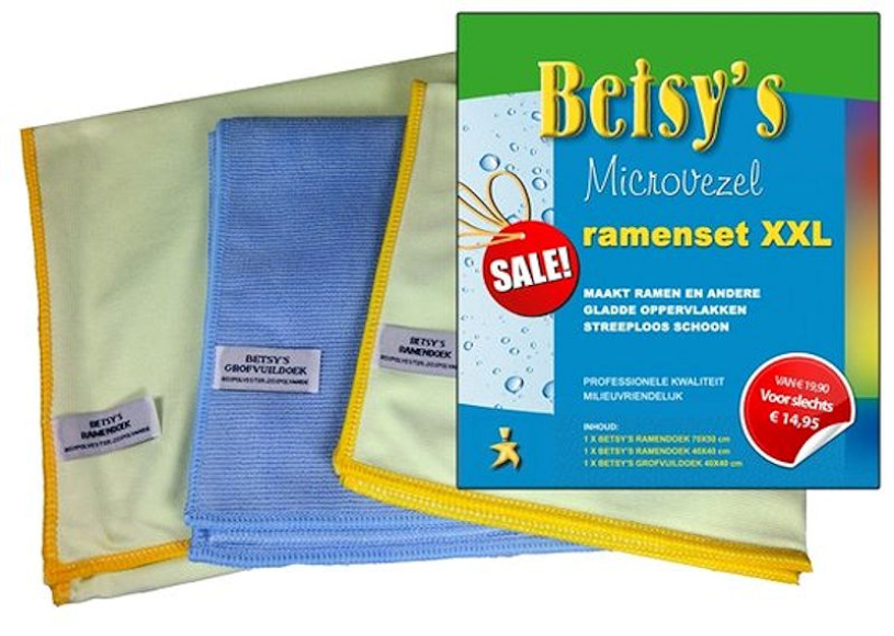 Betsy's microvezel ramenset XXL assorti kleur