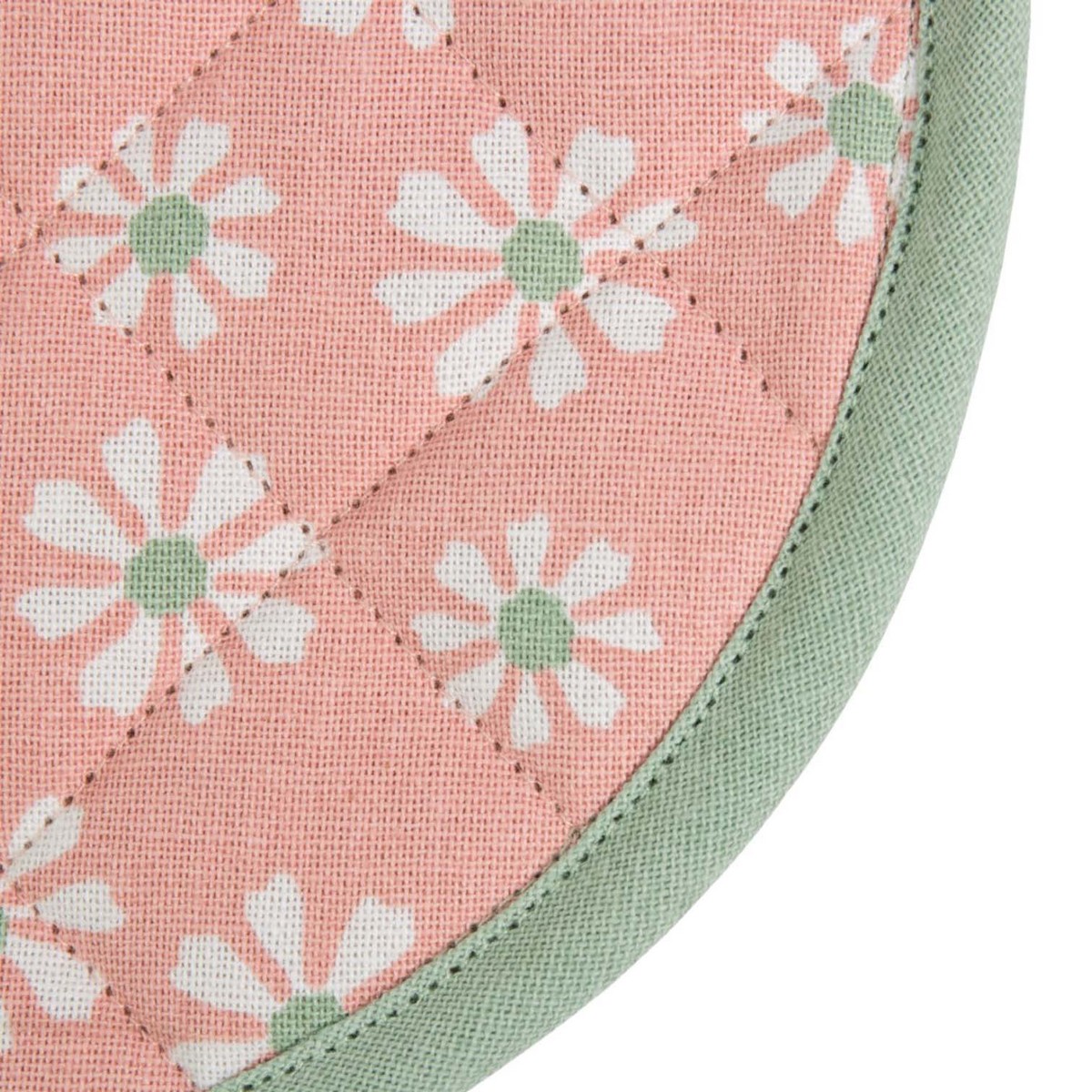 LM Pannenlap rond20cm - Daisy Flowers roze
