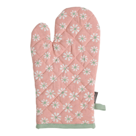 LM Keukenhandschoen 18x33cm - Daisy Flowers roze