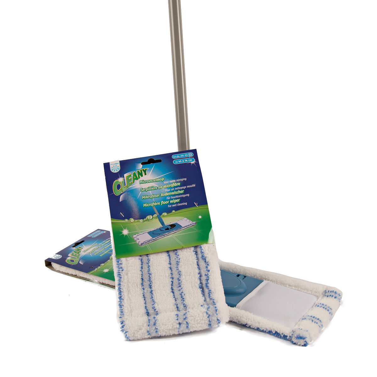 Cleany vloerwisser microvezel 45x14cm