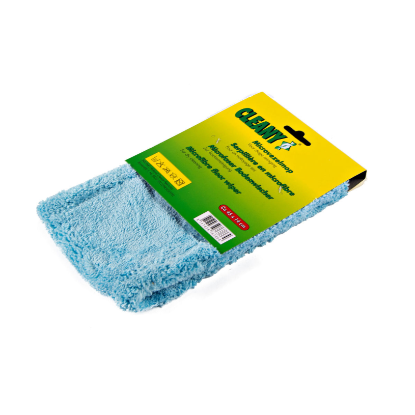 Cleany vloerwisser vervangingsdoek 45x14cm - droog