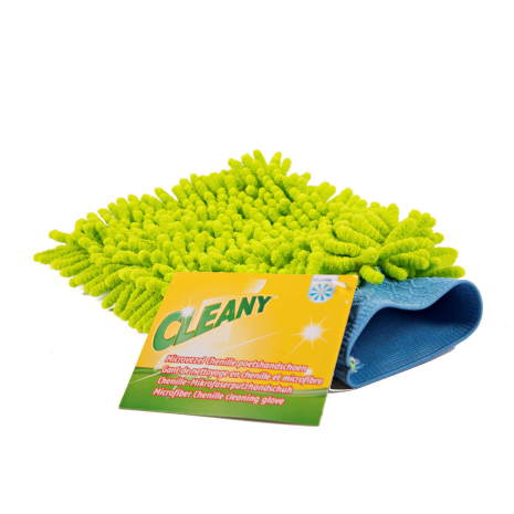 Cleany Microvezel poetshandschoen Chenille