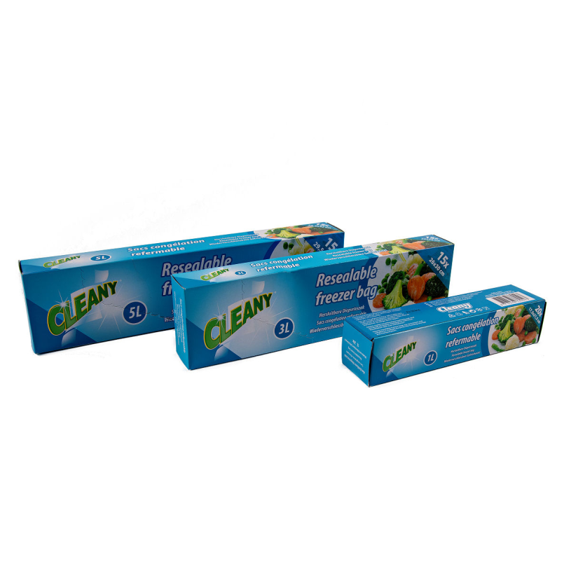 Cleany Diepvrieszak hersluitbaar 1 Liter - 20 stuks