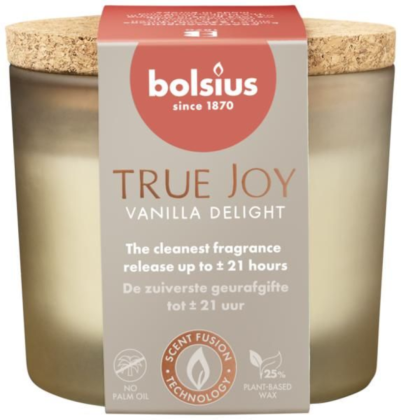 Bolsius True Joy Geurglas 66/8 - Vanilla Delight