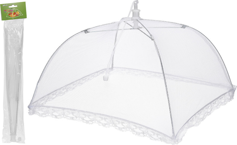 Vliegenkapje 30cm wit