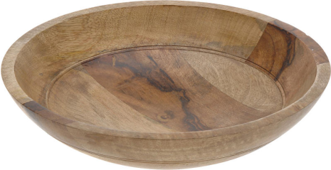 Schaal van Mangohout 30x7cm