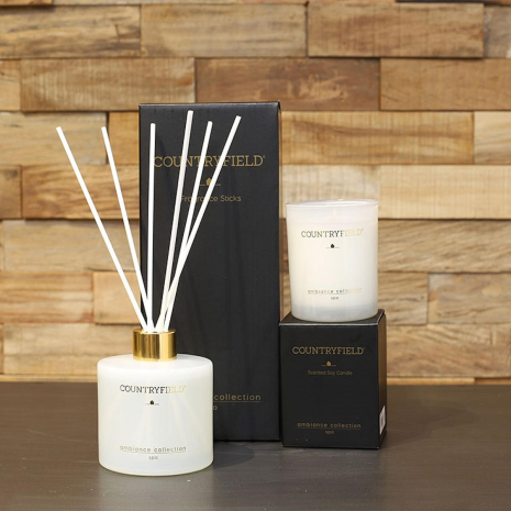 Countryfield Ambiance Geurkaars 7x7x9cm - Spa