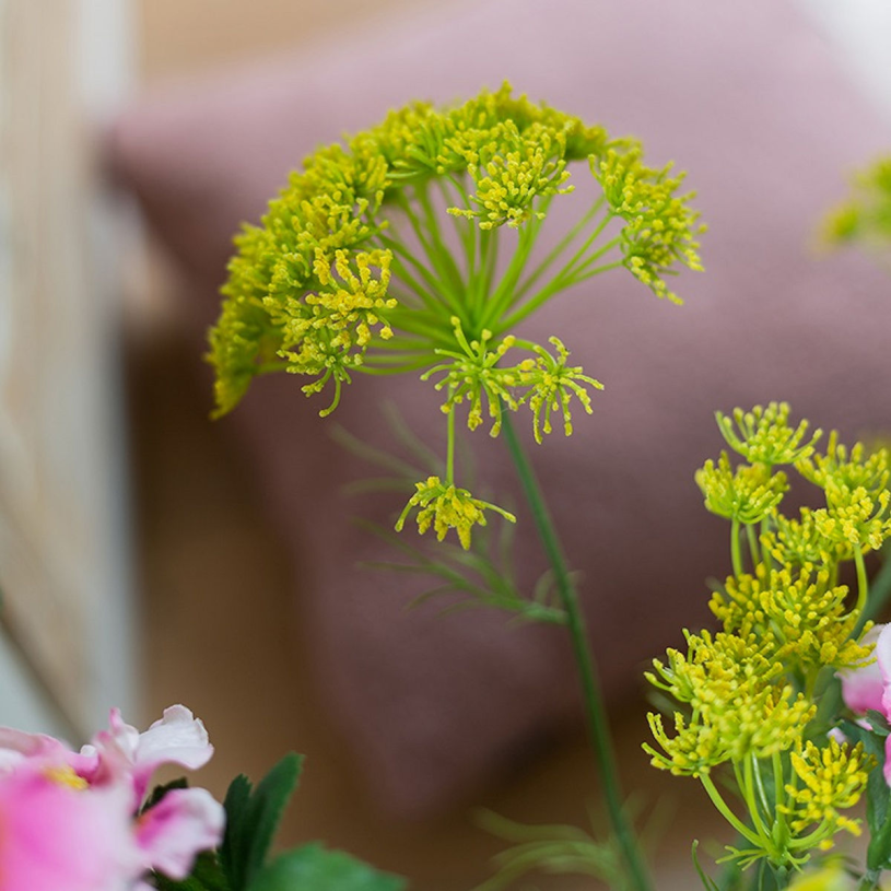 Countryfield Kunstbloem Daucus carota geel 70cm
