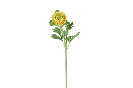 Countryfield Kunstbloem Ranunculus geel 51cm