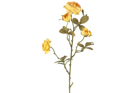 Countryfield Kunstbloem Rosa geel 58cm