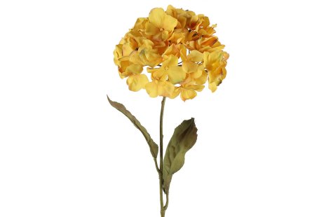 Countryfield Kunstbloem Hydrangea geel 73cm