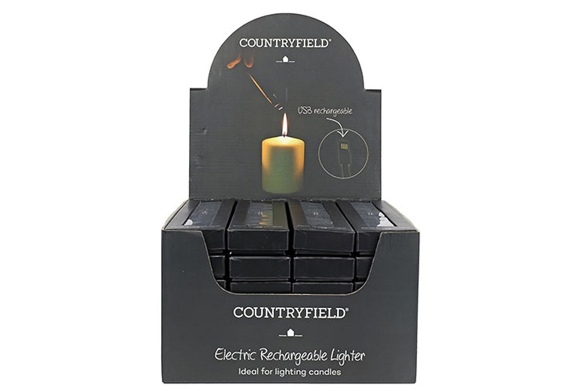 Countryfield Aansteker USB - oplaadbaar - zwart