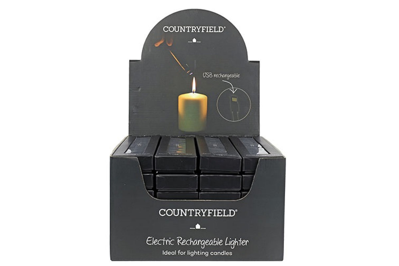 Countryfield Aansteker USB - oplaadbaar - zwart