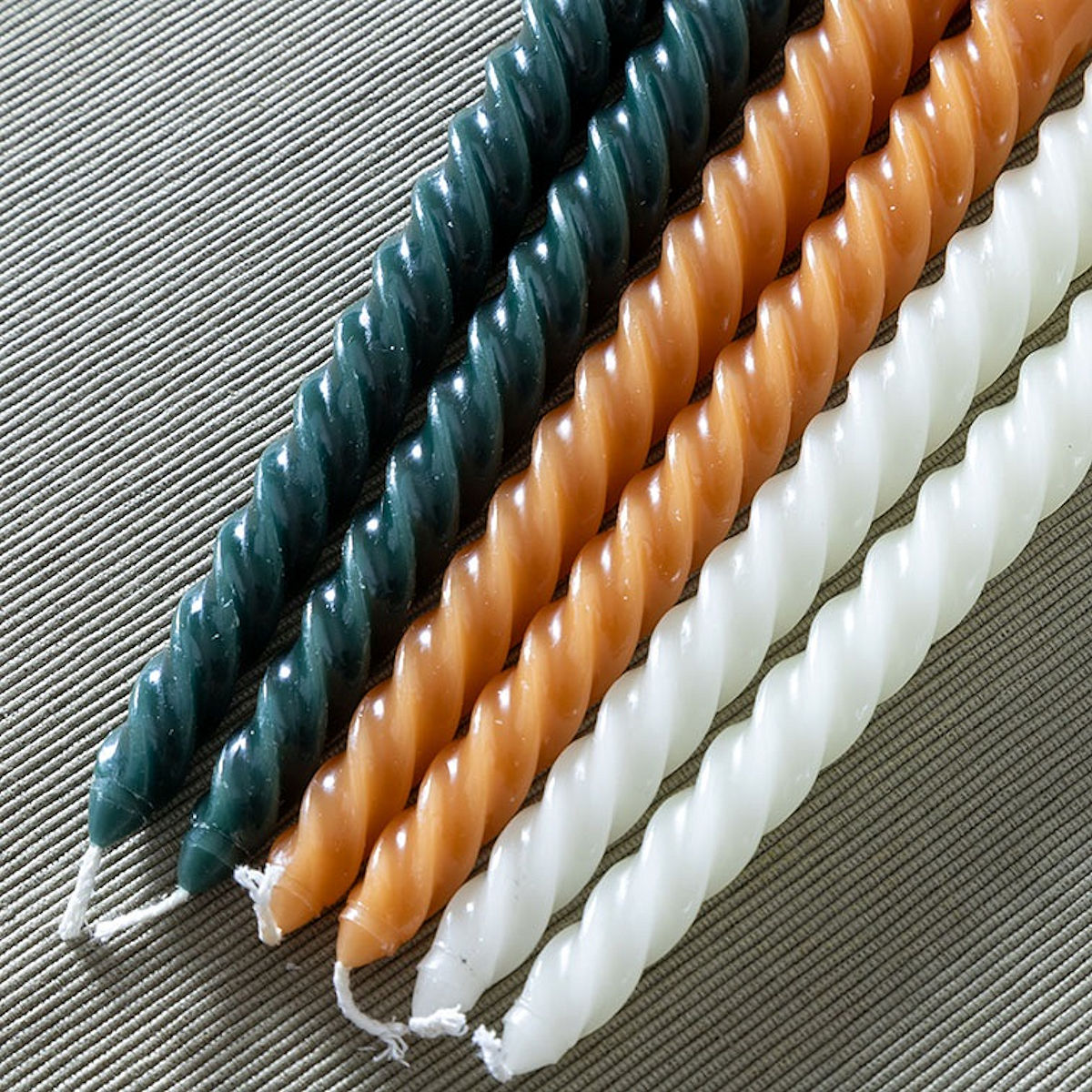 Countryfield Dinerkaars Twirly 20cm 2 stuks - amber