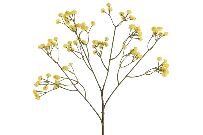 Countryfield Kunstbloem Gypsophila geel 4x15x61cm