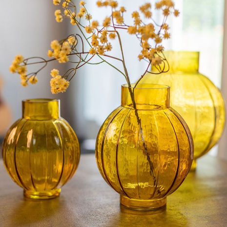 Countryfield Kunstbloem Gypsophila geel 4x15x61cm