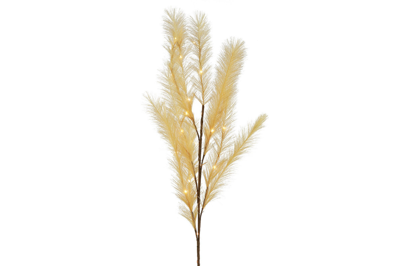Countryfield Kunstbloem Pluim LED Pampas y. gold 90cm