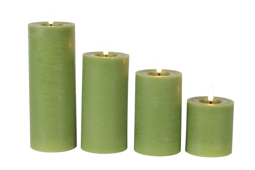 Countryfield LED Stompkaars rustiek L 7,5x7,5x15cm - l.groen